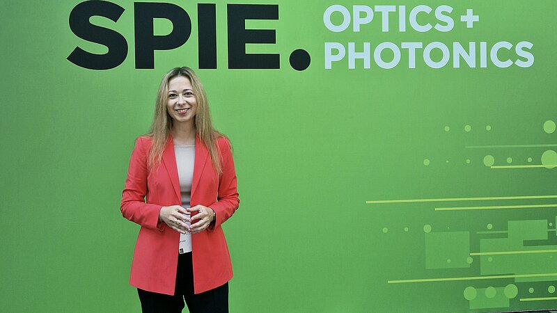 LU EZTF pētniece Tatjana Pladere dalās pieredzē no SPIE Optics + Photonics konferences