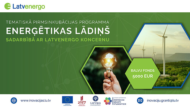 Radi enerģētikas nākotni - atvērta pieteikšanās programmai “Enerģētikas lādiņš”